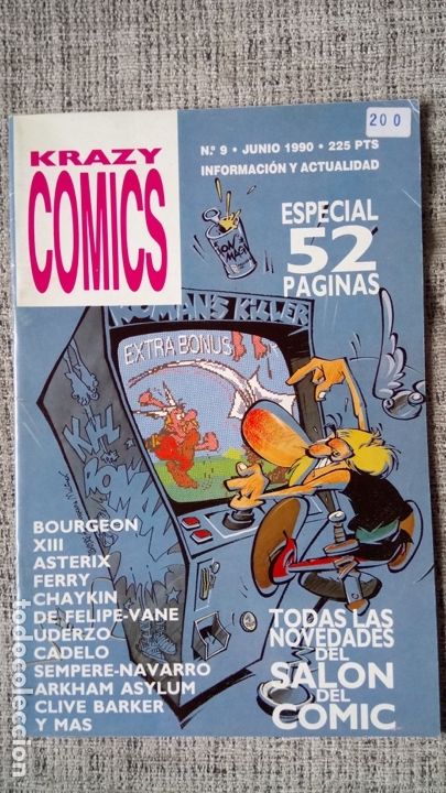 C&oacute;mics: FANZINE KRAZY COMICS N&ordm; 9 JUNIO 1990 - Foto 1