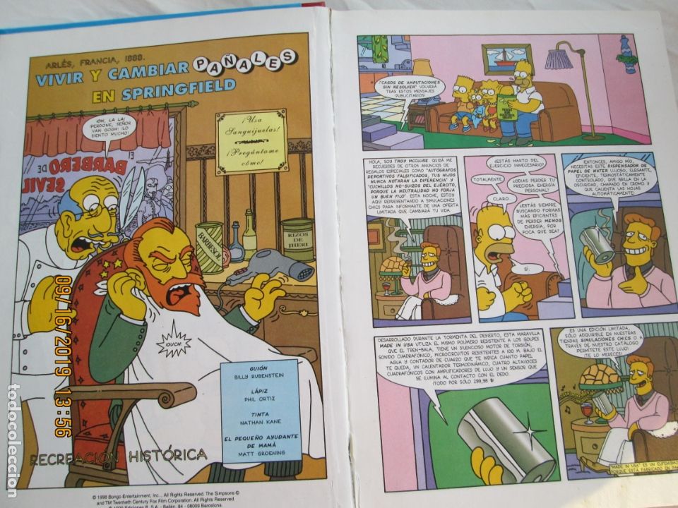 C&oacute;mics: SUPER SIMPSON N&ordm; 6 - EL SHOW DE HOMER - EDICIONES B - 2003. - Foto 3