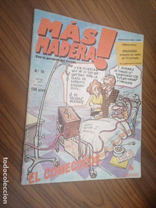 C&oacute;mics: MAS MADERA 16. REVISTA. GRAPA. BUEN ESTADO