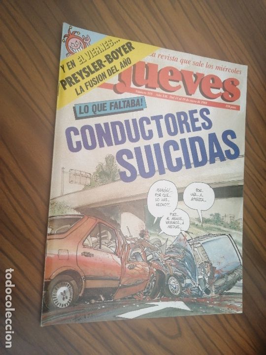 Fumetti: EL JUEVES 555. GRAPA. BUEN ESTADO. REVISTA