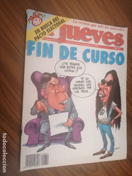 Comics: EL JUEVES 819. GRAPA. BUEN ESTADO. REVISTA