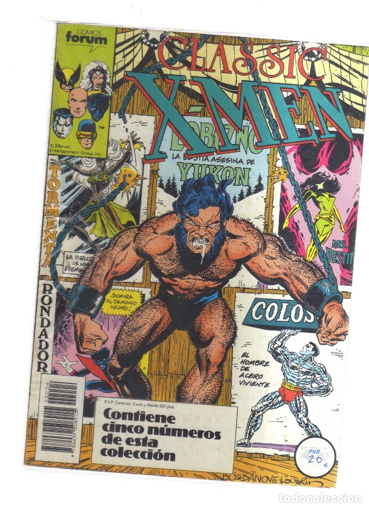 C&oacute;mics: CLASSIC X-MEN CONTIENE CINCO NUMEROS DE ESTA COLECCION FORUM - Foto 1