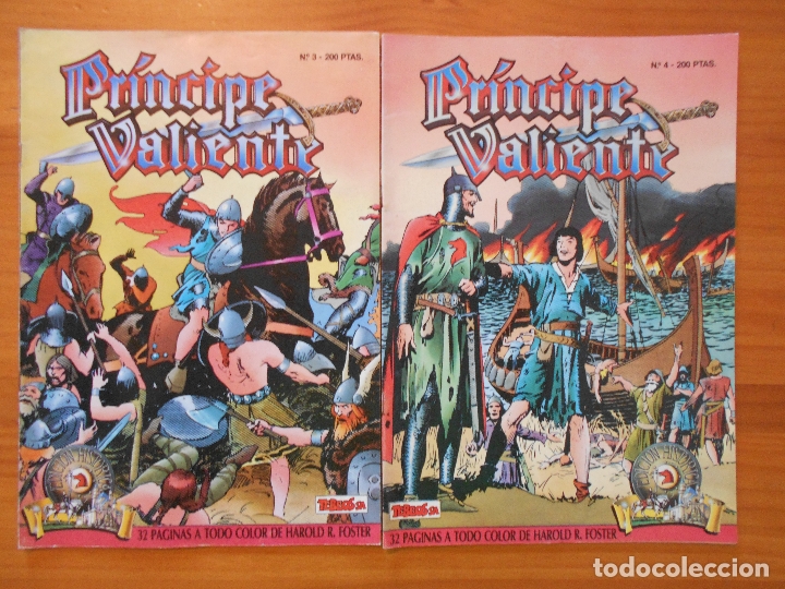 C&oacute;mics: PRINCIPE VALIENTE - N&ordm; 3, 4, 5 Y 6 - TEBEOS SA (AM) - Foto 2