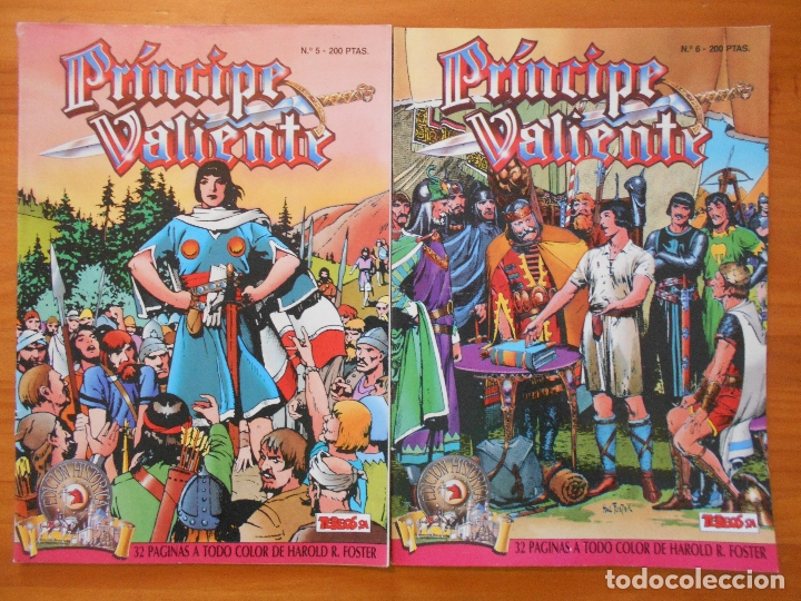 C&oacute;mics: PRINCIPE VALIENTE - N&ordm; 3, 4, 5 Y 6 - TEBEOS SA (AM) - Foto 3