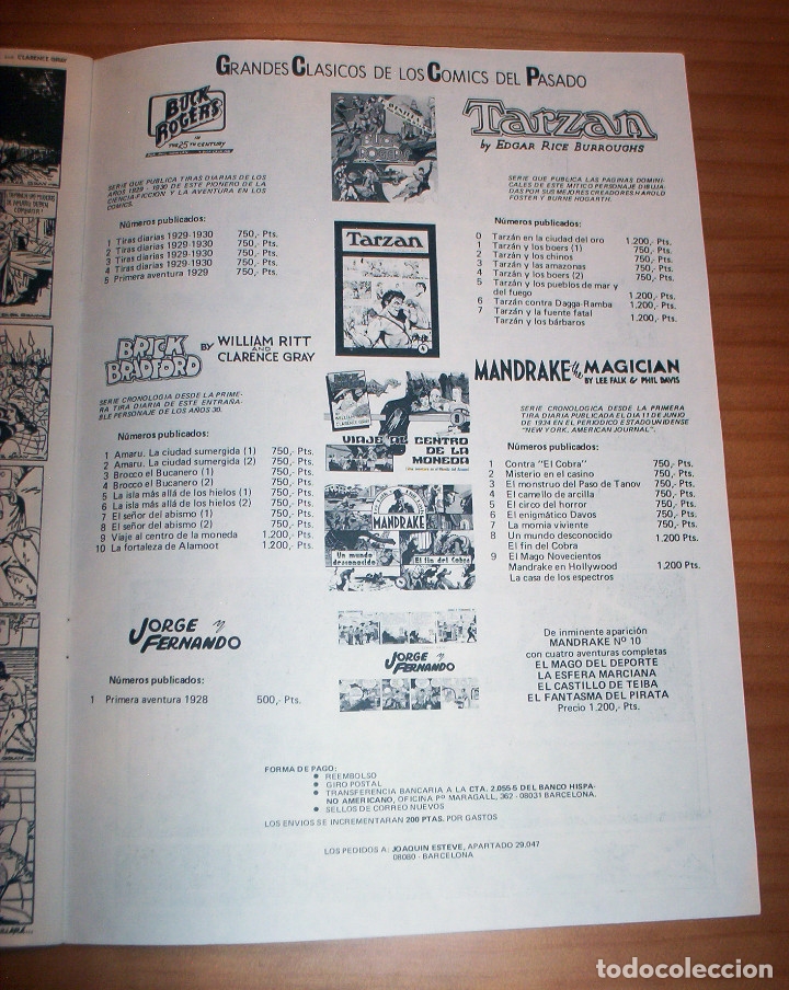 C&oacute;mics: CL&Aacute;SICOS DEL C&Oacute;MIC - N&ordm; 5 - A&Ntilde;O 1988 - PERFECTO ESTADO - Foto 9