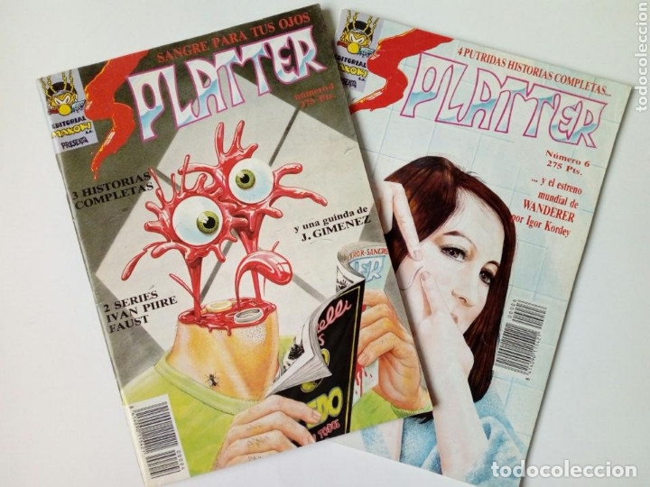 C&oacute;mics: Lote 2 comic SPLATTER (n&ordm;s 4 y 6) - Editorial Makoki - - Foto 1