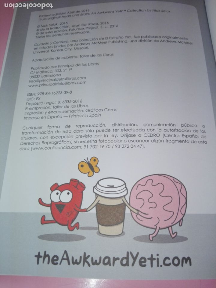 C&oacute;mics: LIBRO-EL EXTRA&Ntilde;O YETI PRESENTA CORAZ&Oacute;N Y CEREBRO-PRINCIPAL-142 P&Aacute;GINAS-2016 - Foto 12
