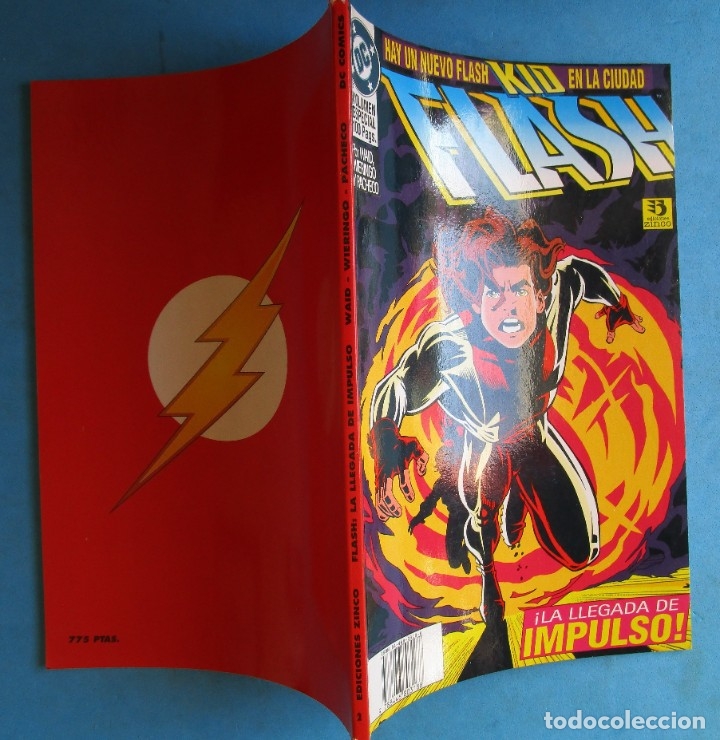 C&oacute;mics: FLASH N&ordm; 2 - LA LLEGADA DE IMPULSO - ESPECIAL 100 P&Aacute;GS. DC ZINCO 1995 - Foto 2