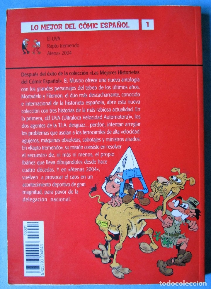 C&oacute;mics: MORTADELO Y FILEM&Oacute;N - LO MEJOR DEL C&Oacute;MIC ESPA&Ntilde;OL - TOMO N&ordm; 1. - Foto 2