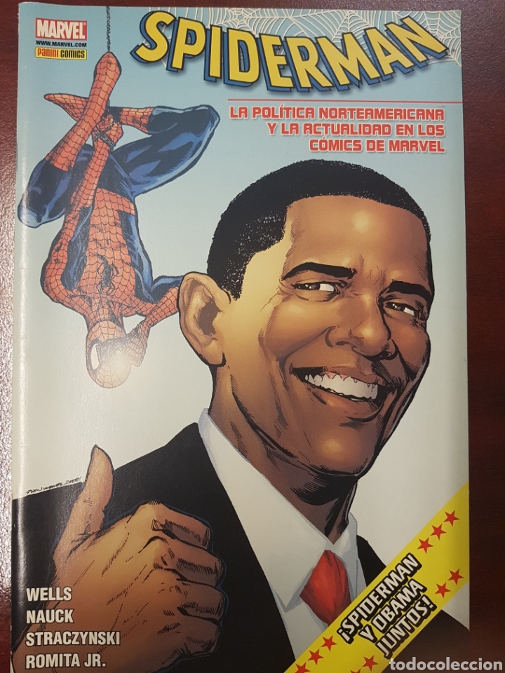 C&oacute;mics: Spiderman y Obama juntos - Marvel - Foto 1