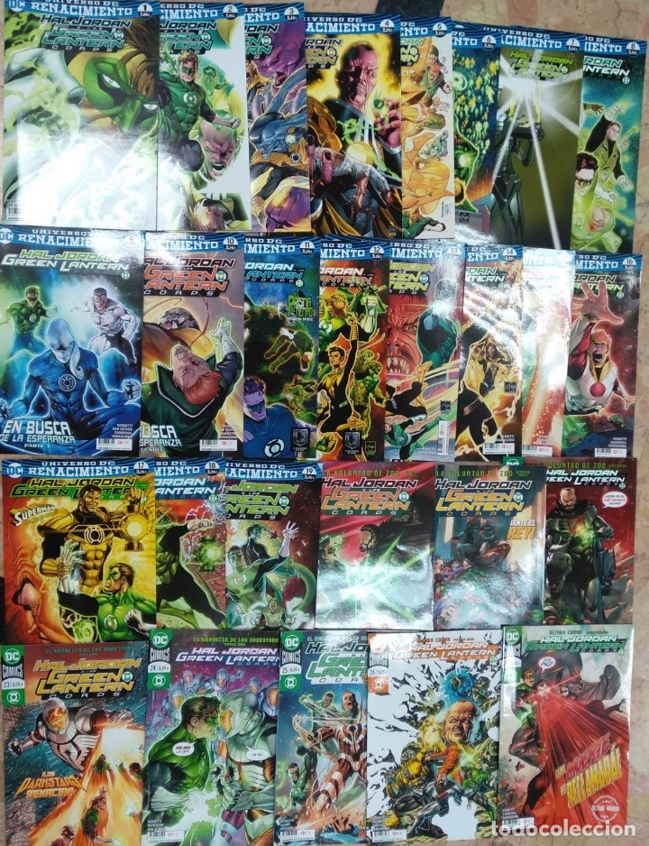 C&oacute;mics: HAL JORDAN Y LOS GREEN LANTERNS RENACIMIENTO COLECCI&Oacute;N COMPLETA 27 N&Uacute;MEROS ECC DC - Foto 1