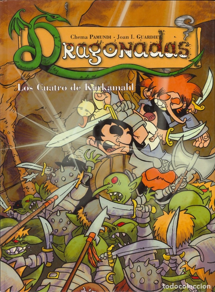 C&oacute;mics: DRAGONADAS - DEVIR  /  N&Uacute;MERO 1 (LOS CUATRO DE KARKAMAHL) - Foto 1