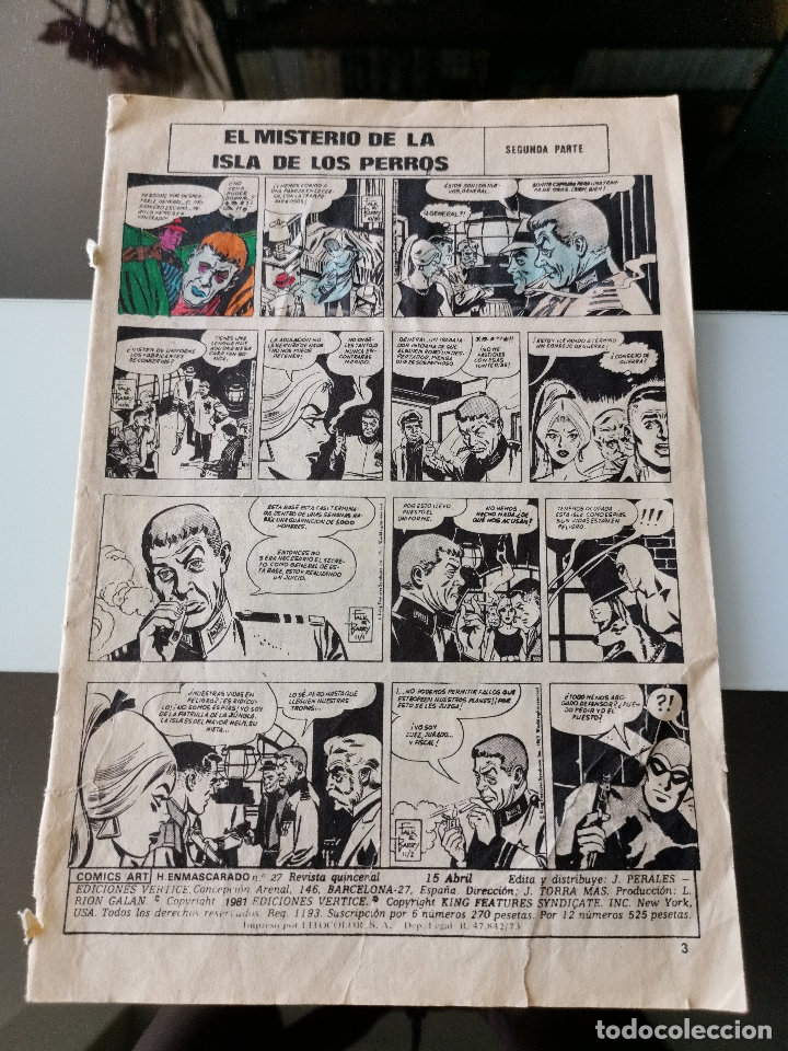 C&oacute;mics: TEBEO C&Oacute;MIC EL HOMBRE ENMASCARADO - Foto 1