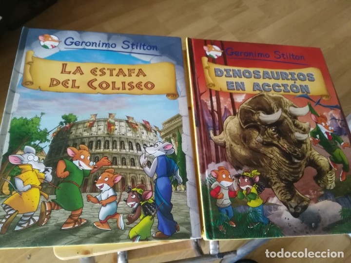 C&oacute;mics: GERONIMO STILTON : LA ESTAFA DEL COLISEO - DINOSAURIOS EN ACCION - Foto 1