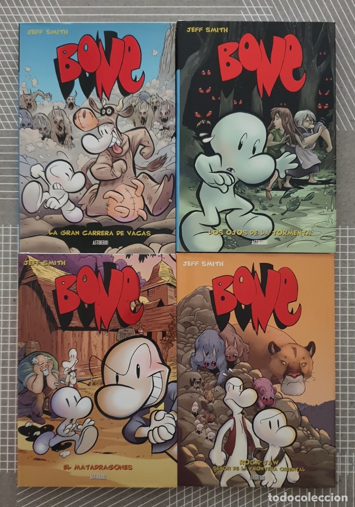 C&oacute;mics: BONE de Jeff Smith. Lote de 4 tomos (2 al 5). Astiberri Ediciones 2007 - Foto 1
