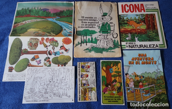 C&oacute;mics: Lote ICONA - Comics - Pegatinas - Recortables - etc (1982) - Foto 1