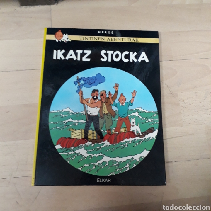 C&oacute;mics: Tint&iacute;n, Ikatz Stocka, Elkar, euskera - Foto 1