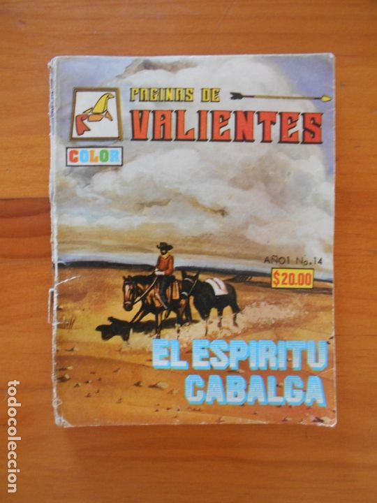 C&oacute;mics: PAGINAS DE VALIENTES N&ordm; 14 - EL ESPIRITU CABALGA (P) - Foto 1