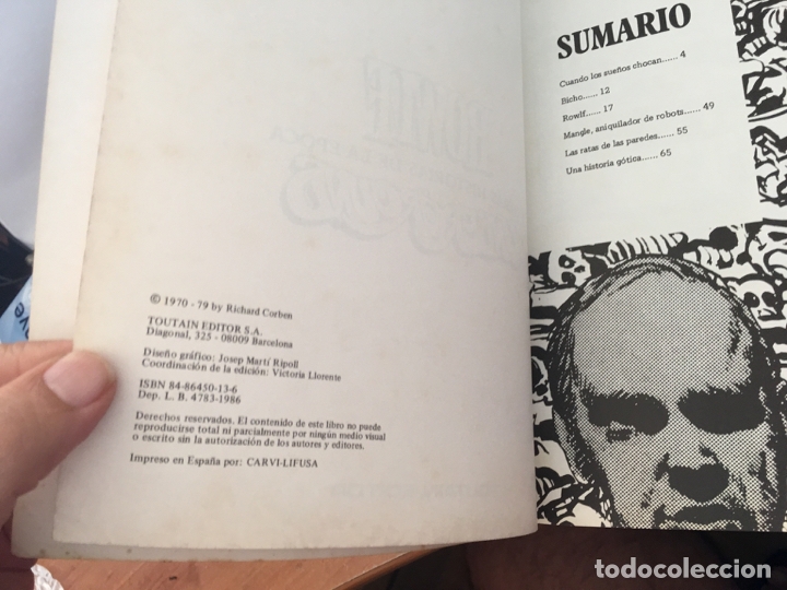 C&oacute;mics: RICHARD CORBEN OBRAS COMPLETAS ROWLF UNDERGROUND (COB35) - Foto 5