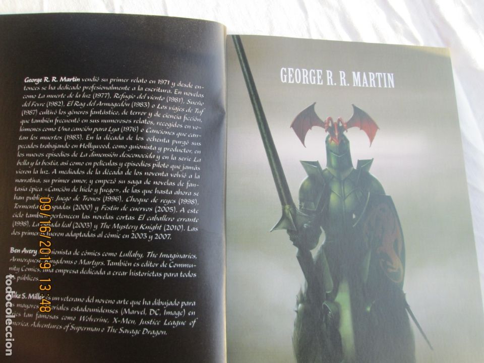 C&oacute;mics: EL CABALLERO ERRANTE . GEORGE R.R. MRTIN - DEBOLSILLO 2011. - Foto 3