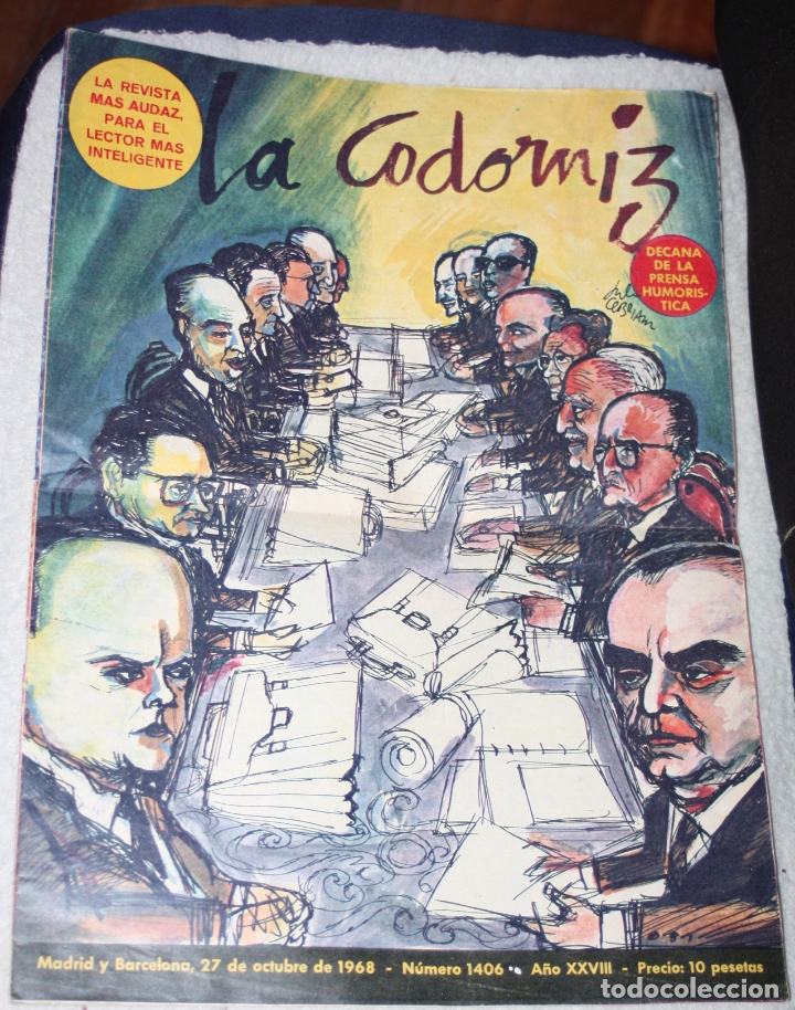 C&oacute;mics: REVISTA LA CODORNIZ N&ordm; 1406 - 27 DE OCTUBRE DE 1968