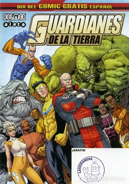 C&oacute;mics: GUARDIANES DE LA TIERRA (DIA DEL COMIC GRATIS ESPA&Ntilde;OL) DOLMEN / ALETA - IMPECABLE - Foto 1
