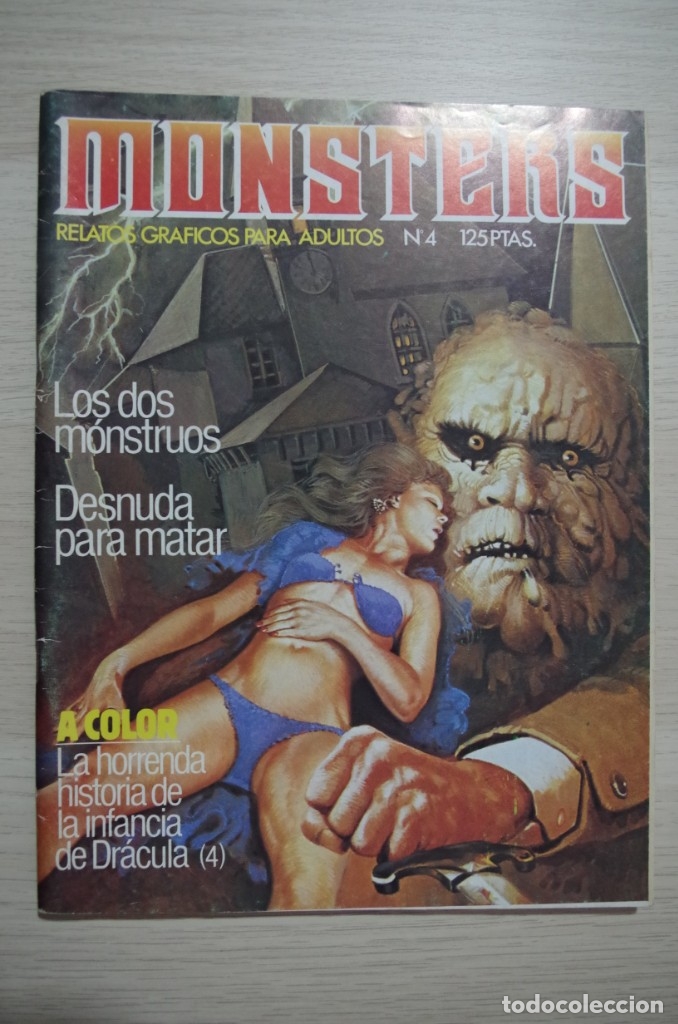 C&oacute;mics: MONSTERS N&ordm; 4 - EDICIONES ZINCO - 1981 - Foto 1