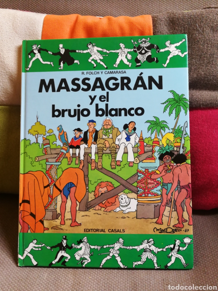 C&oacute;mics: MASSAGRAN Y EL BRUJO BLANCO.EDITORIAL CASALS.1&ordf; EDICI&Oacute;N - Foto 1