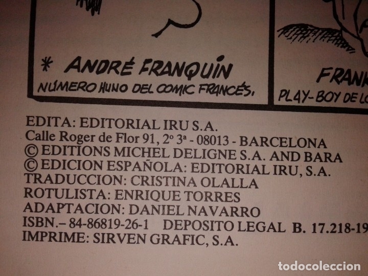 C&oacute;mics: SIGI CONTRA ATILA, 1989, IBARA, B6 - Foto 2