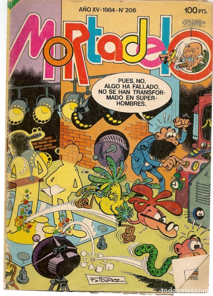 C&oacute;mics: MORTADELO. N&ordm; 206. BRUGUERA,1984. (C/A23) - Foto 1