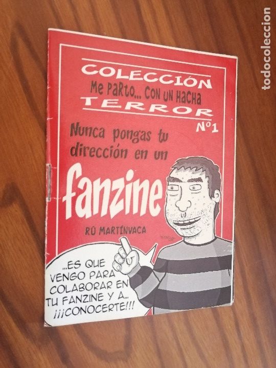 Comics: NUNCA PONGAS TU DIRECCION EN UN FANCINE. MARTINVACA. AUTOEDITADO. PEQUE&Ntilde;O FORMATO. 14 P&Aacute;GINAS. RARO
