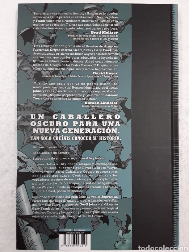 C&oacute;mics: Batman. Tierra Uno (Vol. 1) - Geoff Johns - Gary Frank - ECC - Foto 2