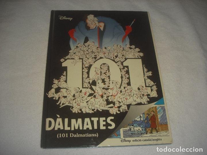 C&oacute;mics: 101 DALMATES. DISNEY. EDICIO CATALA / ANGLES . 1996.TAPA DURA.