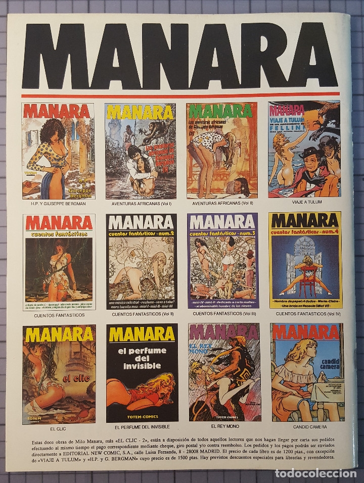 C&oacute;mics: MANARA - El perfume del invisible - Foto 2