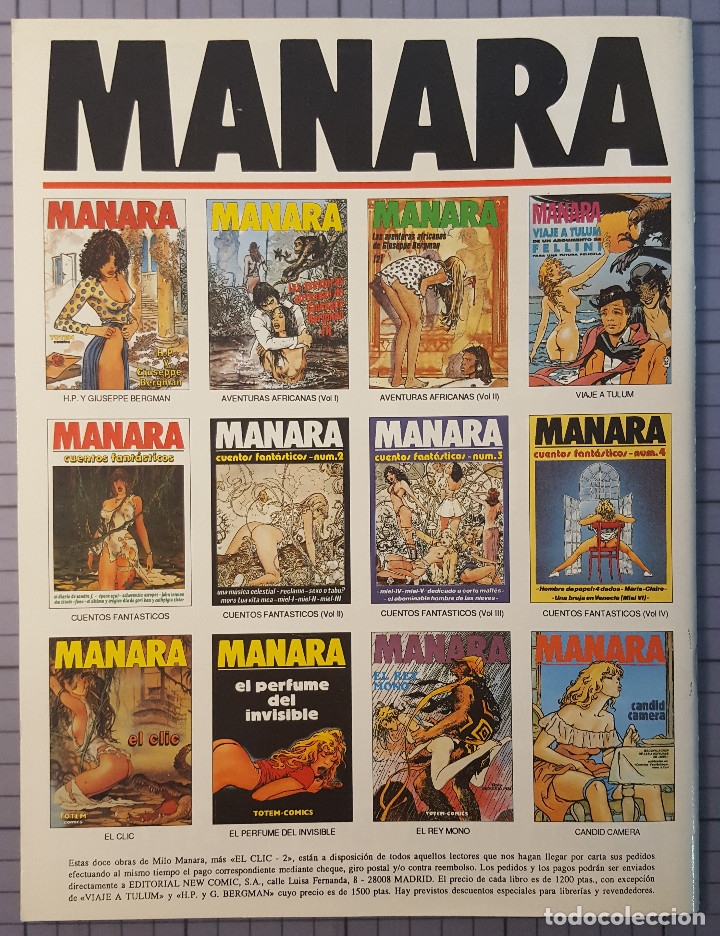 C&oacute;mics: MANARA - La apariencia enga&ntilde;a - Foto 2