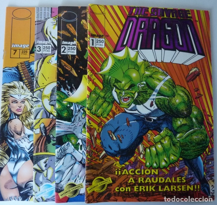 C&oacute;mics: THE SAVAGE DRAGON. NUMEROS 1, 2, 3 y 7 - Foto 1