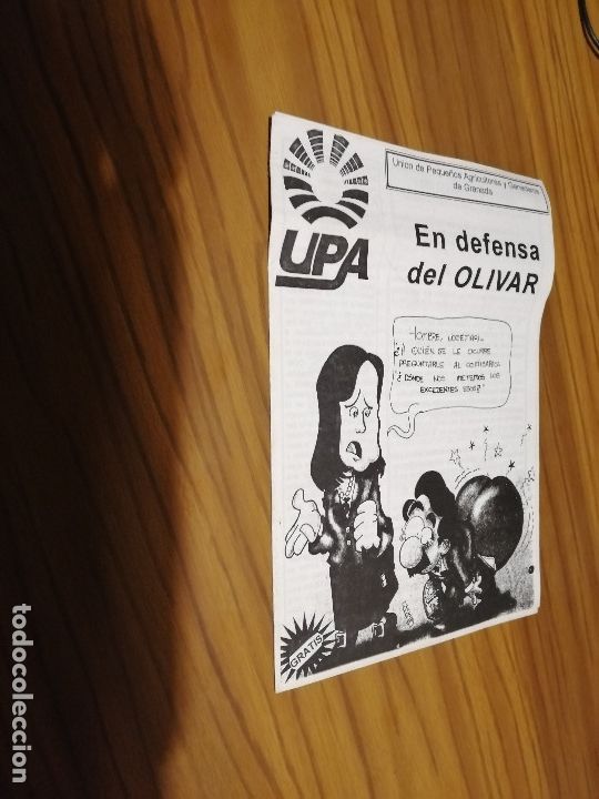 Comics: UPA. EN DEFENSA DEL OLIVAR. DIFERENTES HISTORIETAS Y TEXTOS. 8 P&Aacute;GINAS. GRAPA. BUEN ESTADO. RARO