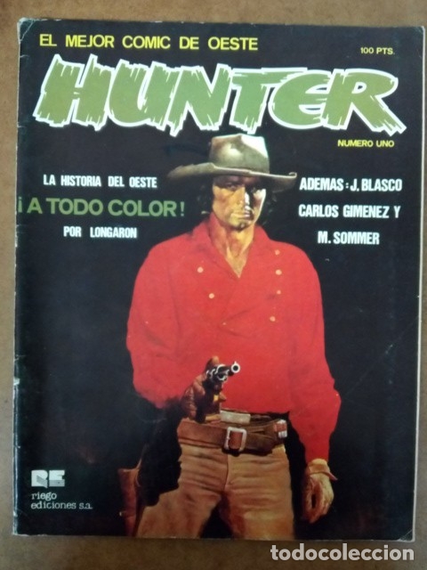 C&oacute;mics: HUNTER N&ordm; 1 - RIEGO EDICIONES - Foto 1
