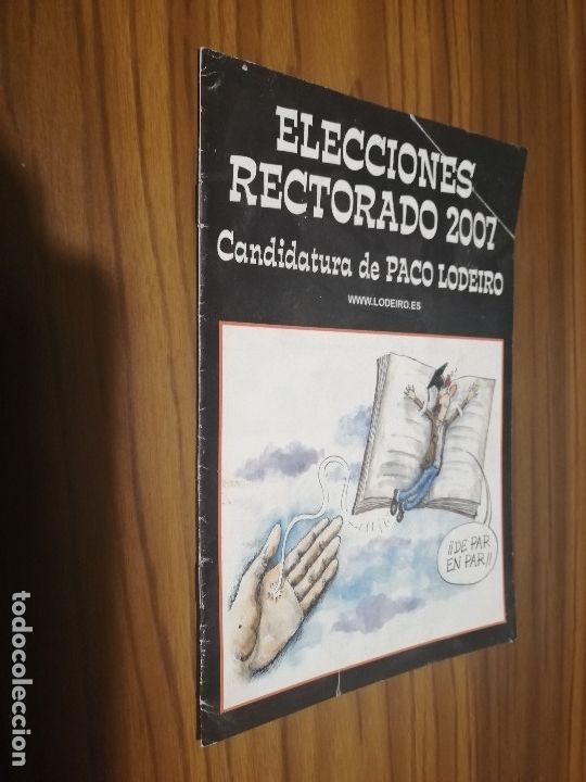 Comics: ELECCIONES RECTORADO 2007. PACO LODEIRO. CON CHISTES. 8 P&Aacute;GINAS. GRAPA. BUEN ESTADO. RARO