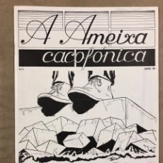 Cómics: A AMEIXA CACOFÓNICA N° 3 (A CORUÑA, 1985). HISTÓRICO FANZINE ORIGINAL; CÓMICS. VV.AA.. Lote 183606372