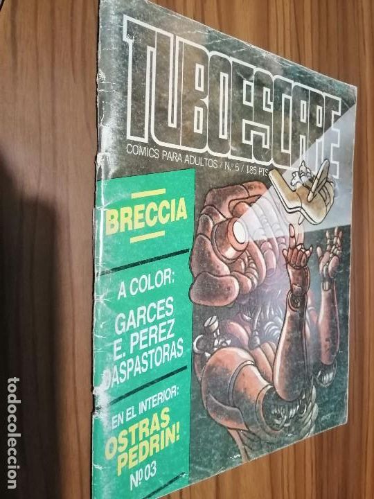 Comics: TUBOESCAPE 5. TIENE EL LOMO TOCADO Y PORTADA DEGASTADA Y FALTA TROCITO EN PARTE BLANCA.