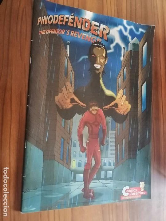 Comics: PINODEFENDER. THE OFENSOR&acute;S REVENGE. JOSE PINO. AUTOPUBLICADO. BUEN ESTADO. DIFICIL