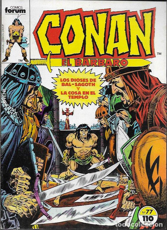 C&oacute;mics: Conan El B&aacute;rbaro. Forum 1983. N&ordm; 77 - Foto 1