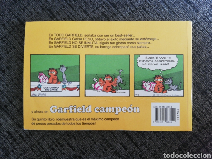 C&oacute;mics: GARFIELD campe&oacute;n 5 - Jim Davis - Foto 2