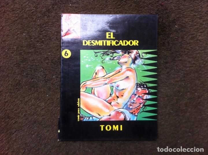 C&oacute;mics: C&Oacute;MIC. COLECCI&Oacute;N X. EL DESMITIFICADOR. EDICIONES LA C&Uacute;PULA. 1987. N&ordm; 6 - Foto 1