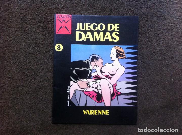 C&oacute;mics: C&Oacute;MIC. COLECCI&Oacute;N X. JUEGO DE DAMAS. EDICIONES LA C&Uacute;PULA. 1987. N&ordm; 8 - Foto 1