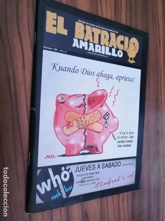 C&oacute;mics: EL BATRACIO AMARILLO 166. REVISTA DE HUMOR DE GRANADA. GRAPA. BUEN ESTADO. DIFICIL caj. 112