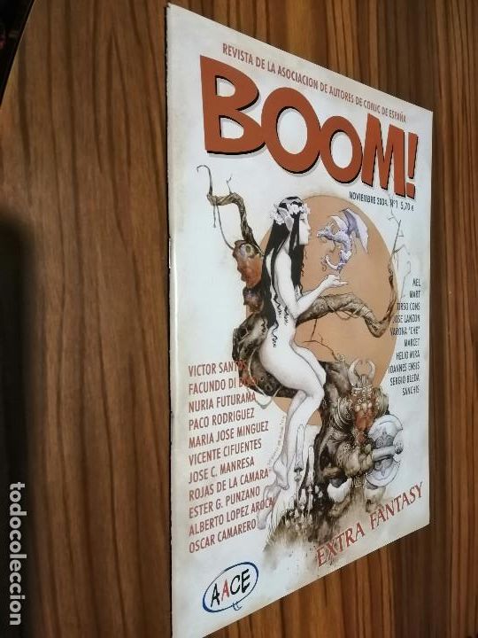 Comics: BOOM 1. REVISTA DE LA ASOCIACI&Oacute;N DE AUTORES DE COMIC DE ESPA&Ntilde;A. AUTOPRODUCIDA. BUEN ESTADO. DIFICIL