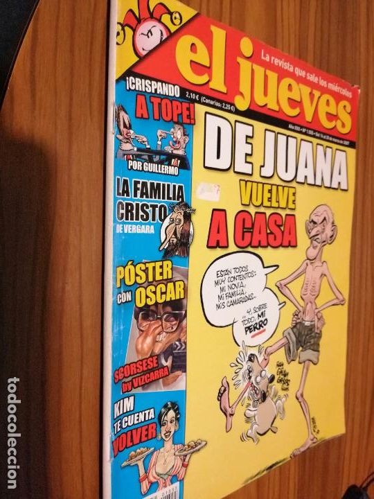 Comics: EL JUEVES 1555, REVISTA DE HUMOR. GRAPA. BUEN ESTADO.