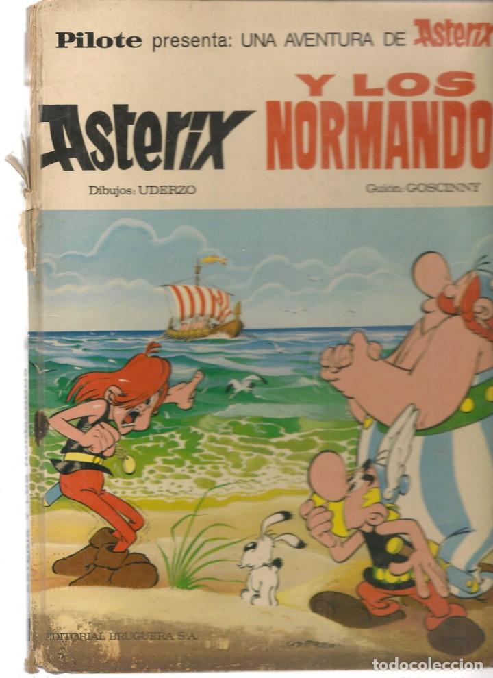 C&oacute;mics: ASTERIX Y LOS NORMANDOS. PILOTE /BRUGUERA, 1969. (B/A18) - Foto 1
